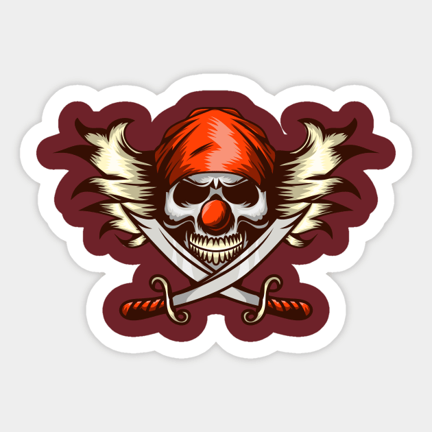 Pirates Skull Sticker by feringrh